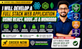 develop professional full stack web application using react nodejs and mongodb