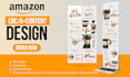 design attractive amazon listing images and ebc content