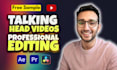edit engaging talking head videos with motion graphics