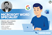 edit design or format word documents