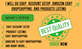 do amazon to ebay dropshipping ebay account setup and product listing