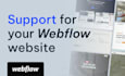 update your webflow website content, design, or fix problems