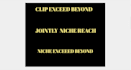 do reached niche jointly exceed beyond clip