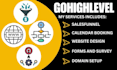 build gohighlevel website, landing page, sales funnel, automation workflow ghl