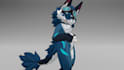 model 3d custom furry vrchat avatar, vrc character