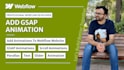 add animations to your webflow website