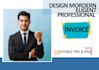 create editable professional invoice templates
