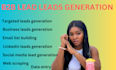 do b2b lead generation, email addresses, business leads and linkedin leads