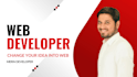 be your frontend and backend web developer
