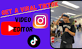 do professional tiktok video editor like viral content creation