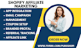 setup shopify affiliate marketing goafpro  uppromote bixgrow referrly recomsale