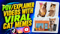 make tiktok cat memes explainer and facts videos
