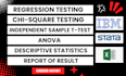 do linear, multivariate and logistics regression