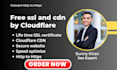 secure your website with free SSL certificate and cloudflare CDN