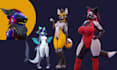create vrc avatar custom vrchat avatar 3d vtuber model furry nsfw protogen