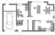 make 2d floor plan or wall layout