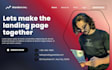 design and develop a clean landing page