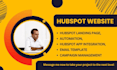 build responsive hubspot website, hubspot landing page, figma to hubspot,