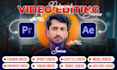 do professional video editing using adobe premiere pro and after effects