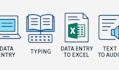 provide accurate booktyping dataentry text to audio services