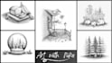 illustrate anything for you using line art