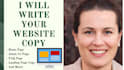 write website content as your copywriter