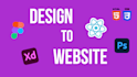 create your landing page with your design, react HTML scss