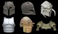 realistic cosplay models custom 3d armor design helmet mask stl cosplay weapons