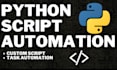 create a custom python script automation