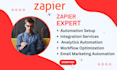 setup zapier automations, zapier integrations and zapier webhook expert