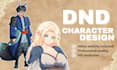 draw your custom dnd dungeons and dragons character