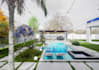 design backyard landscape, garden, pool, patio, pergola