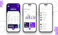 design modern mobile app UI UX in figma for ios and android