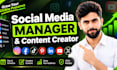 be your social media marketing manager and content creator facebook instagram