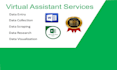 do data entry, copy paste, web research, scraping, email leads, pdf to excel