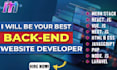 build a robust website backend today