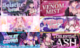 design anime or vtuber banner youtube, twitch, twitter, etc