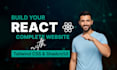 build a complete react website with tailwind CSS and shadcn