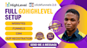gohighlevel website design gohighlevel landing page go highlevel sales funnel