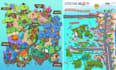 create event, tourist, and fantasy map illustration