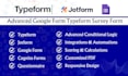 design an advanced google form, typeform or any survey form