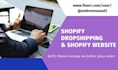 create a shopify dropshipping and shopify website