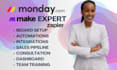 monday com expert, monday crm automation, monday consultant, monday board setup