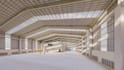 create 3d model for warehouse and others steel structure, building with sketchup