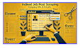scrape indeed job posts, company info, and emails