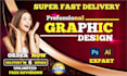 create any kind of graphic design with idea