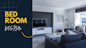 design 3d bedroom, bath, living interior with 3d rendering
