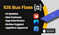 rebrand, improve and fix bugs in your mobile app in xcode