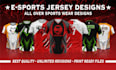 do sublimation jersey esports jersey and gaming jersey design