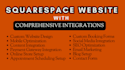 design redesign squarespace website with acuity scheduling calendly integration